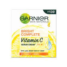 GARNIER BRIGHT COMPLETE FACE SERUM CREAM 45G